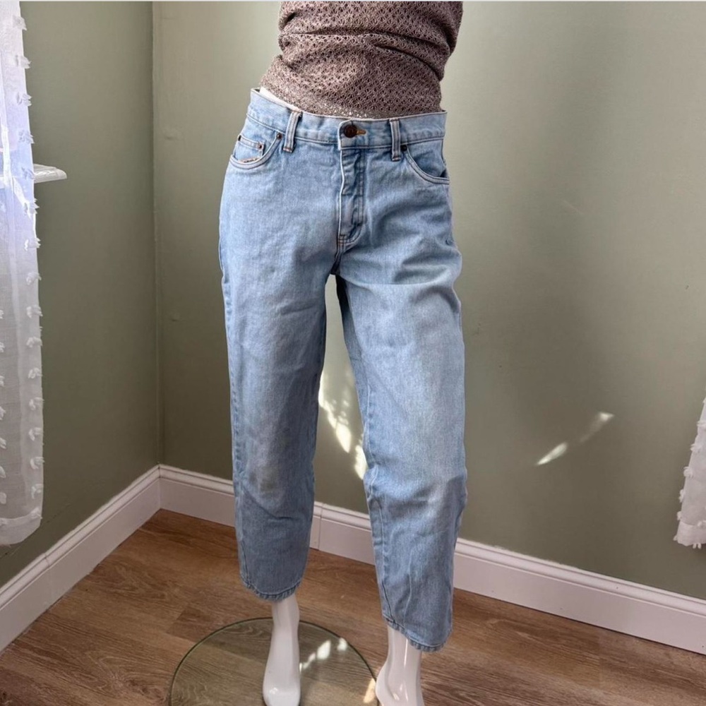 Vintage Bill Blass 90s Light‎ Wash high-waisted straight leg jeans